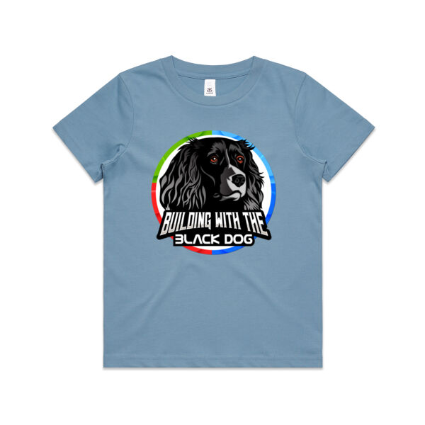 Kids Black Dog Tee Thumbnail