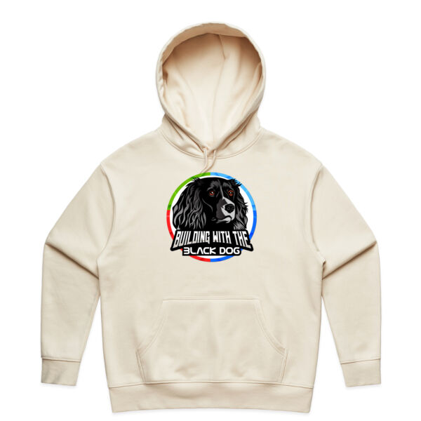 Womens Black Dog Hoodie Thumbnail